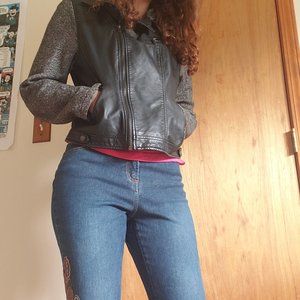 Xhilaration Fake Leather Jacket, With Hood